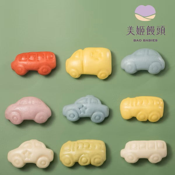 【美姬饅頭】汽車造型一口小饅頭