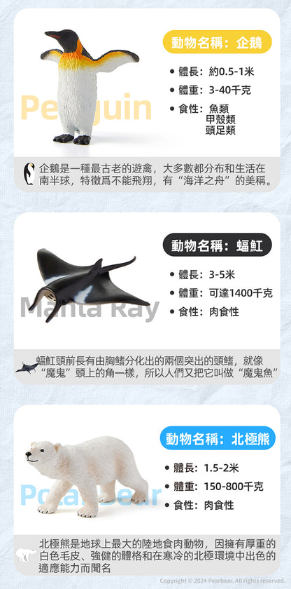 【mideer】擬真動物套組 (11pcs)