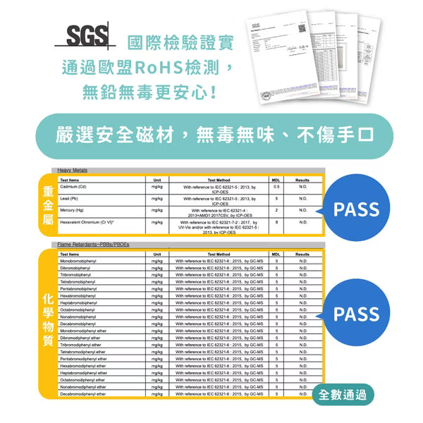 【mamayo】迷你磁力片(48pcs，附玩法說明書)