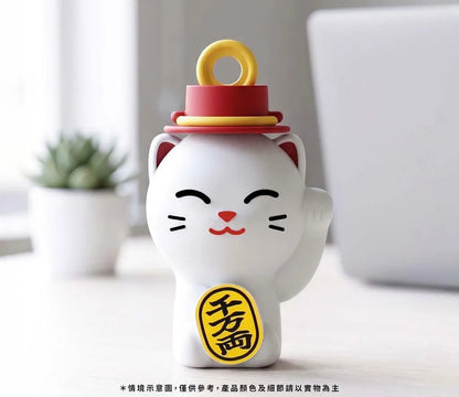 【Uncle Bubble】不灑泡泡瓶 - 招財貓系列(盲盒隨機一入)｜FUN系列