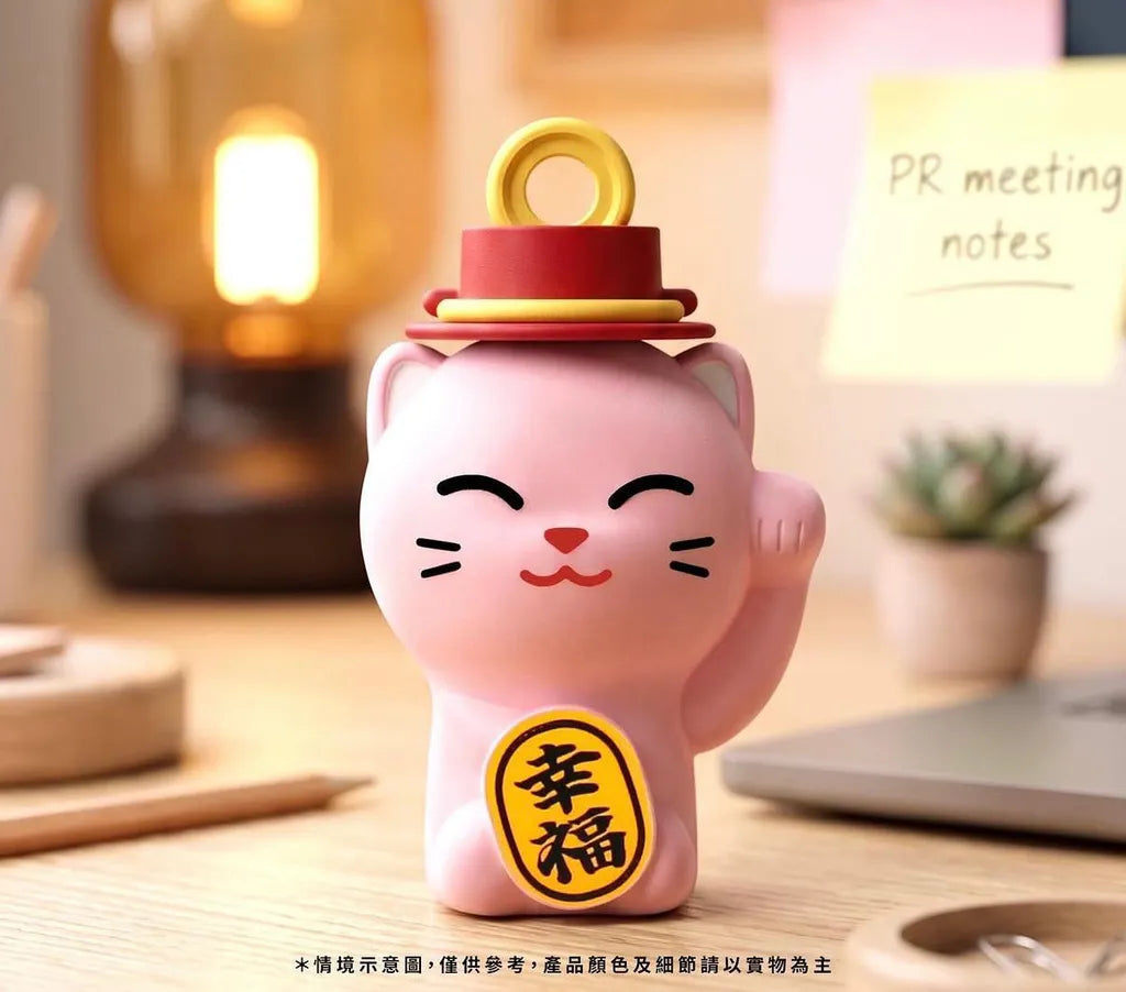 【Uncle Bubble】不灑泡泡瓶 - 招財貓系列(盲盒隨機一入)｜FUN系列
