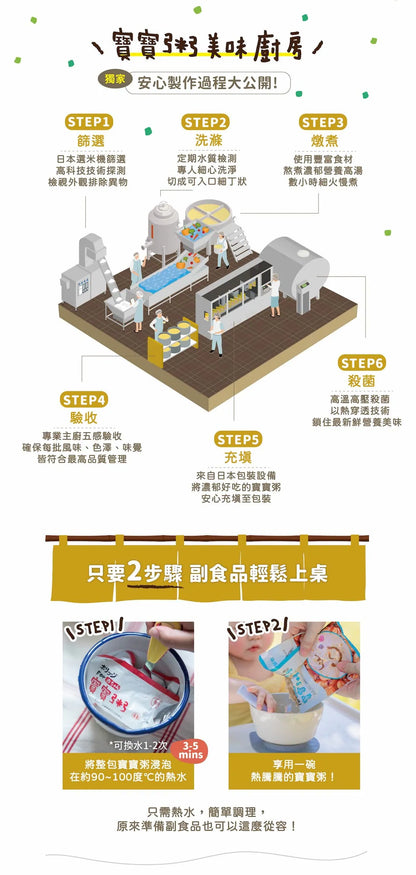 農純鄉 寶寶粥|巧巧鮭魚粥 (7入/盒)