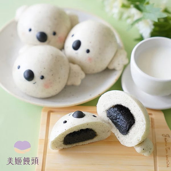 抱抱無尾熊鮮乳芝麻包