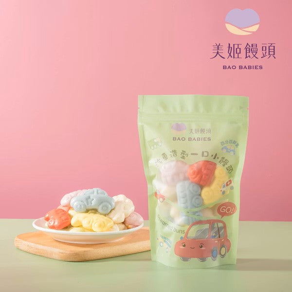 汽車造型一口小饅頭