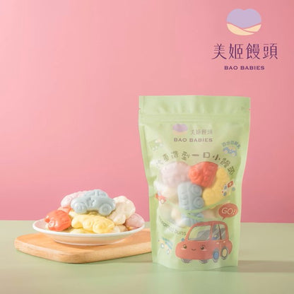 汽車造型一口小饅頭