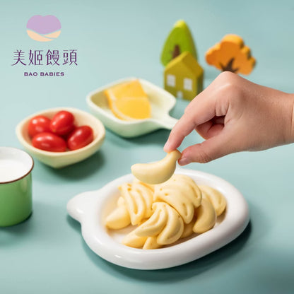 香蕉造型無糖南瓜泥寶寶饅頭