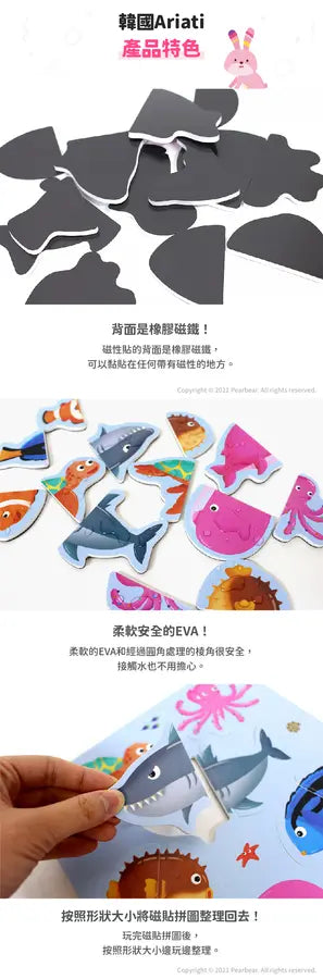 磁性配對拼圖-海洋生物	AT-MRMP-044