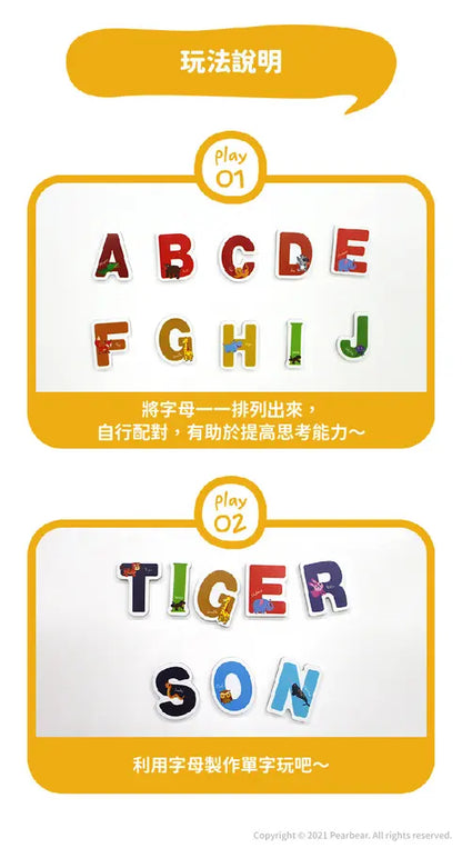 【Ariati】英文字母磁性貼-ABC(大寫)