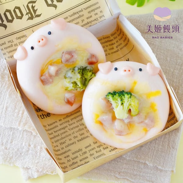 【美姬饅頭】C13.綜合造型一口鮮乳小Pizza