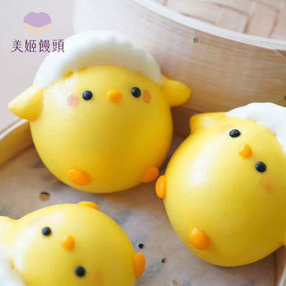 早安小雞鮮乳奶黃包
