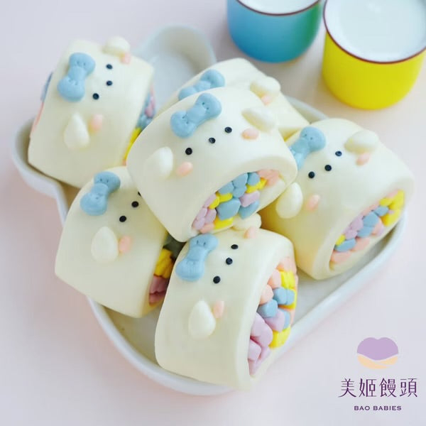 小仙女彩虹鮮乳造型銀絲卷