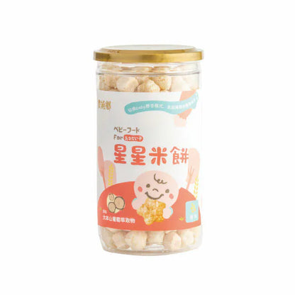 農純鄉 寶寶米餅|原味星星米餅 (40G/罐)
