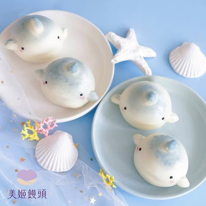 【美姬饅頭】C7. 鯊魚寶貝鮮乳芋泥包