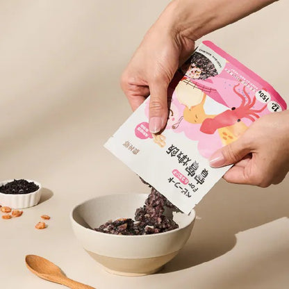 農純鄉 寶寶燉飯｜海鮮總匯墨魚燉飯 (4入/盒)