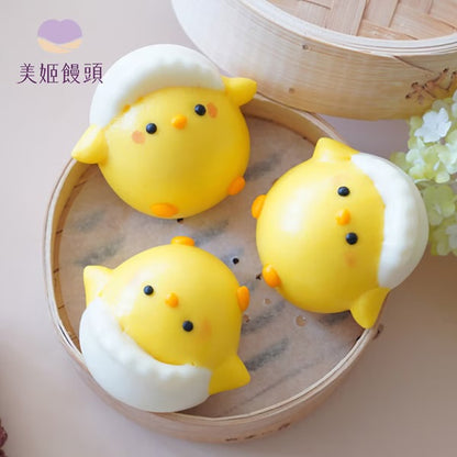 早安小雞鮮乳奶黃包