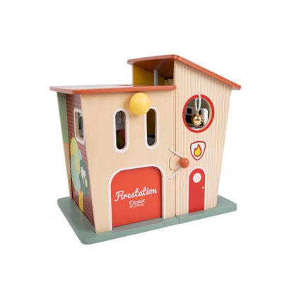 【德國Classic world客來喜經典木玩】木製小屋｜消防救援中心 Fire Station