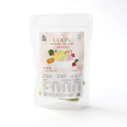 【永圻】寶寶三色蔬菜烏龍麵-300g(3球)10M+ (到期日: 25/10/2026)