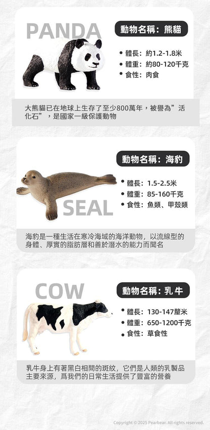 【mideer】擬真動物套組 (11pcs)