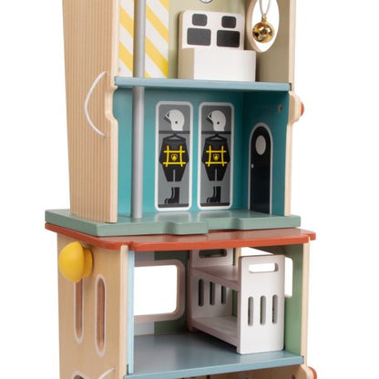 【德國Classic world客來喜經典木玩】木製小屋｜消防救援中心 Fire Station