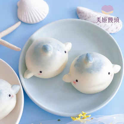 【美姬饅頭】C7. 鯊魚寶貝鮮乳芋泥包