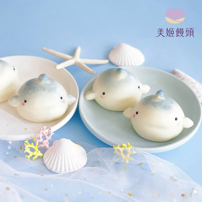 【美姬饅頭】C7. 鯊魚寶貝鮮乳芋泥包