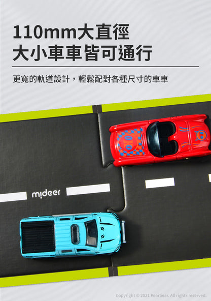 【mideer】雙面場景軌道拼圖(38PCS)