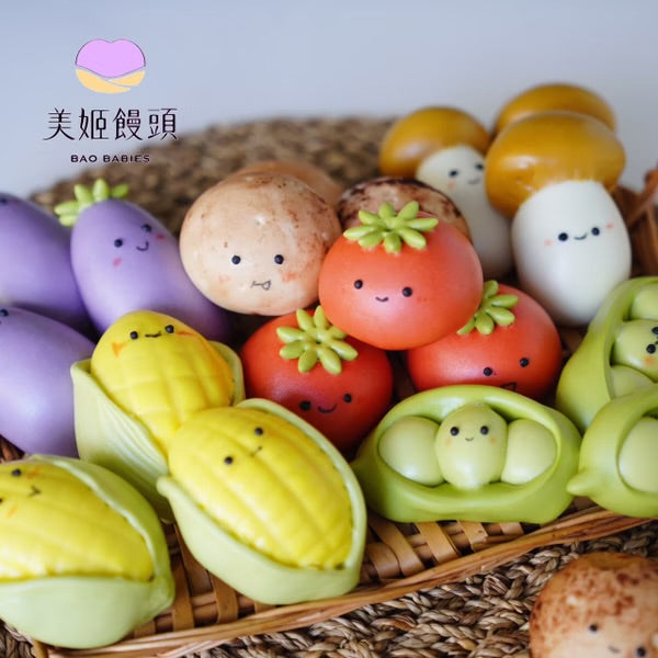【美姬饅頭】C11. babycat綜合蔬果鮮乳造型饅頭