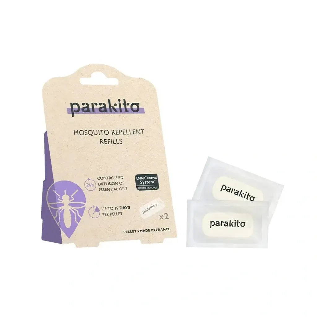 【法國Parakito防蚊用品】天然精油防蚊片 2入裝