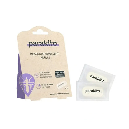 【法國Parakito防蚊用品】天然精油防蚊片 2入裝